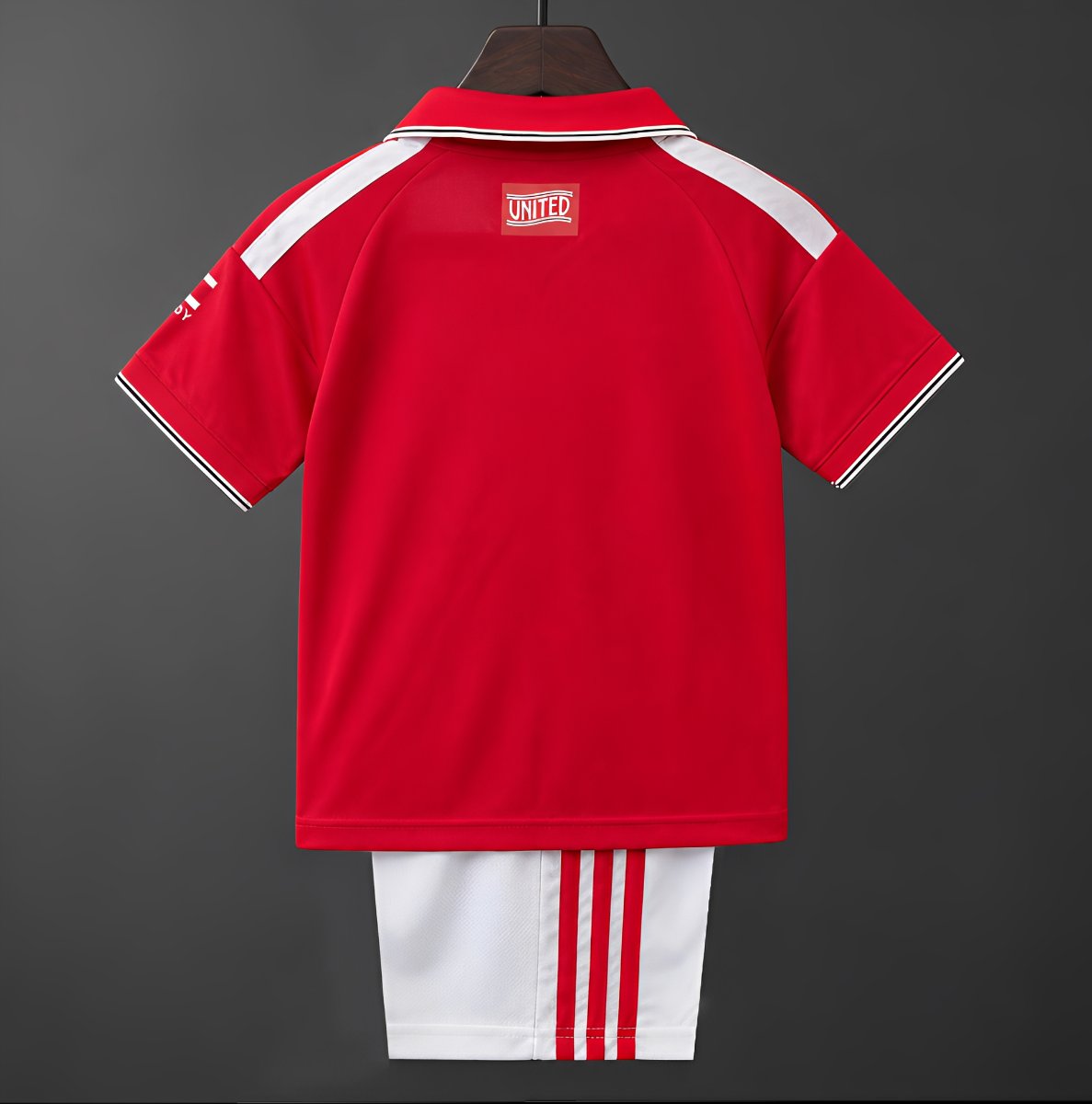 MANCHESTER HOME 2026/27 KIDS SET JERSEY WITH SHORTS WITH LOGO | KIDS FOOTBALL KIT