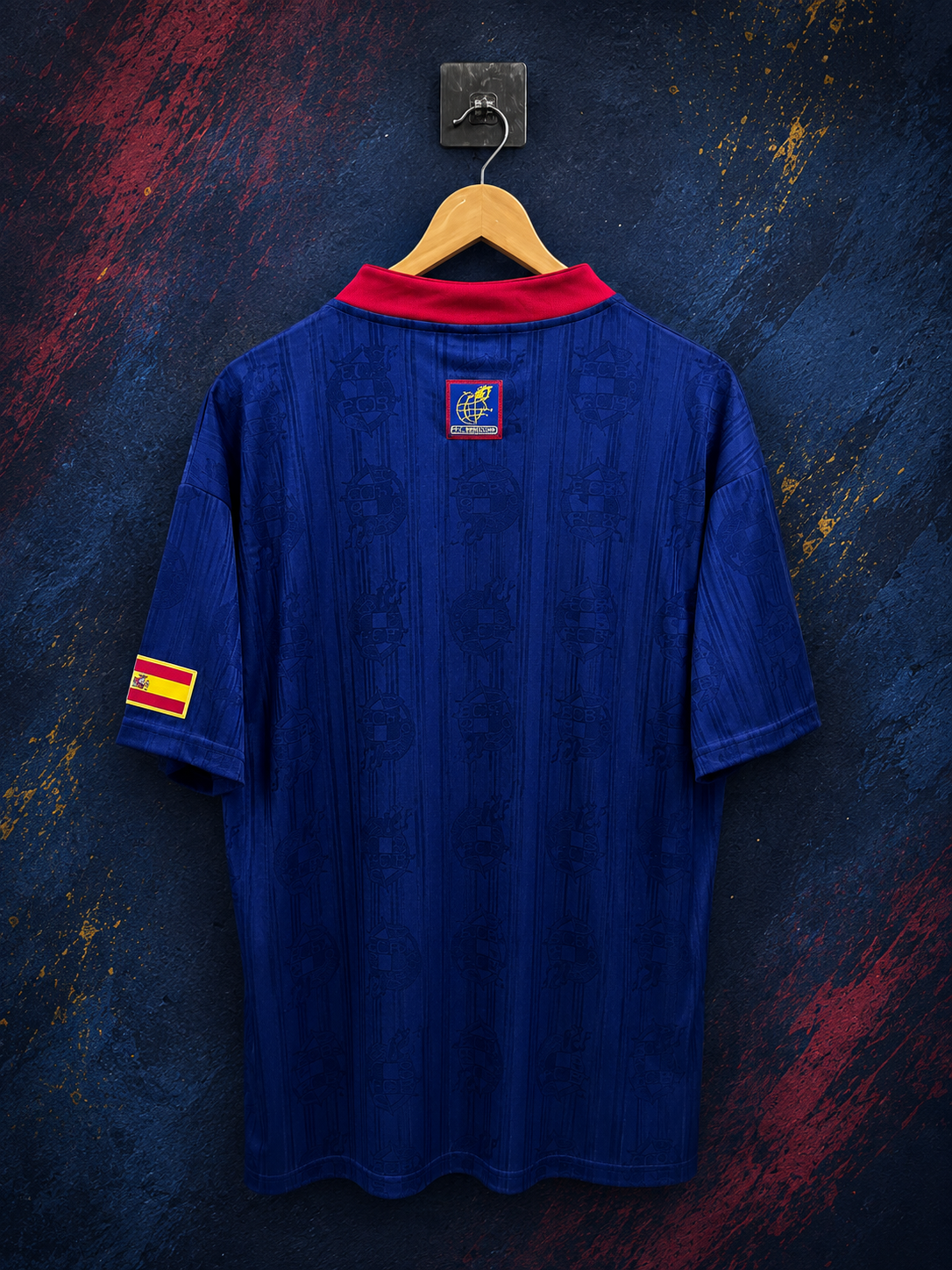 SPAIN AWAY 1996/97 RETRO JERSEY WITH LOGO | PREMIUM RETRO FOOTBALL JERSEY