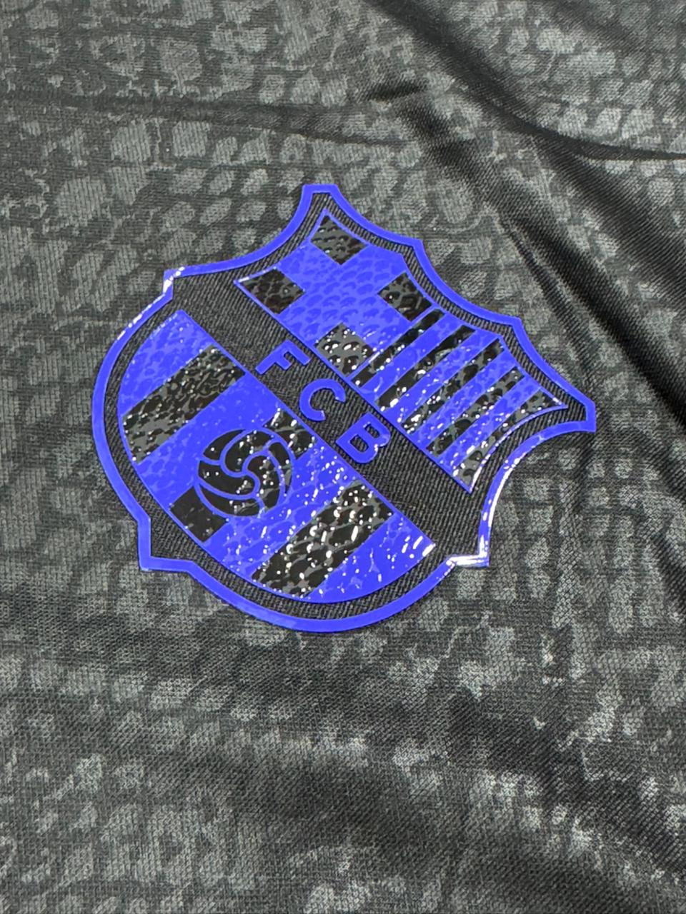 BARCELONA BLACK & PURPLE SPECIAL EDITION FOOTBALL KIT SET (WITH SHORTS) – 2024/25