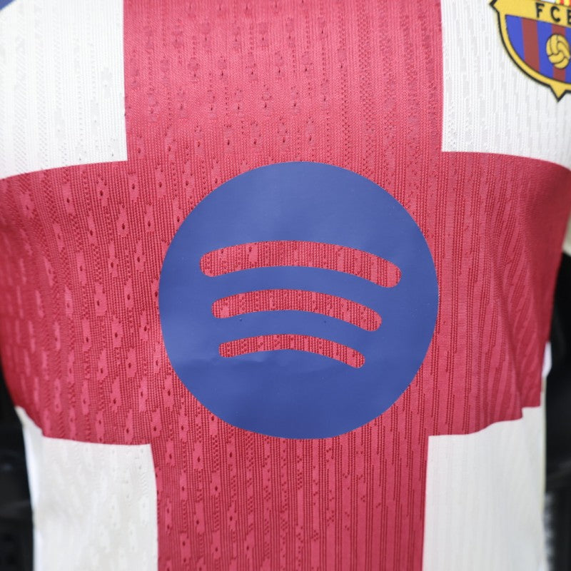 PLAYER VERSION 26/27 FC BARCELONA FOURTH JERSEY WITH LOGO | PREMIUM FOOTBALL JERSEY