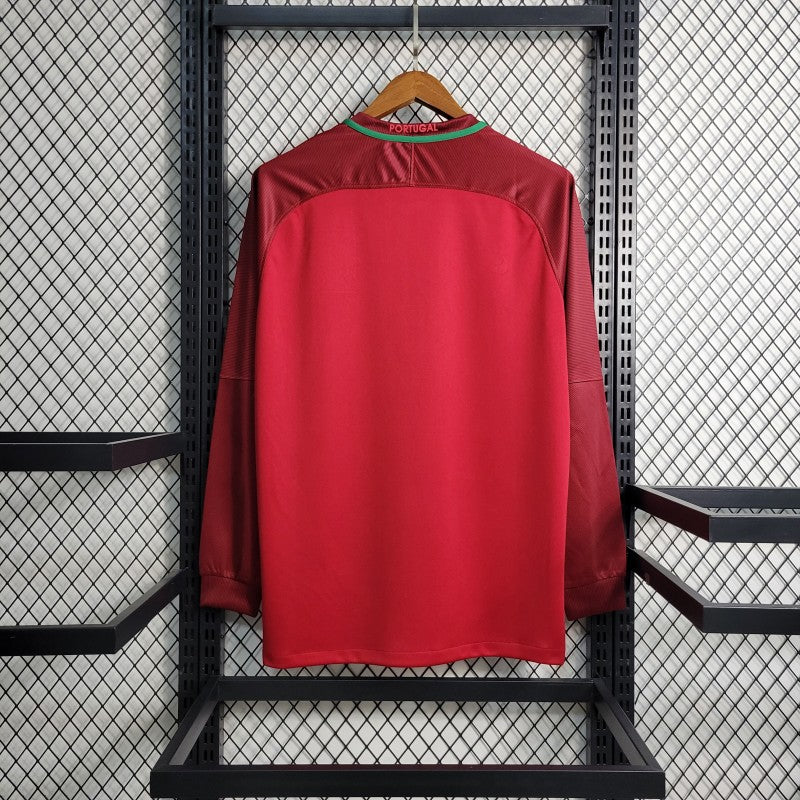 PORTUGAL 2016 HOME RETRO FOOTBALL JERSEY – LONG SLEEVE