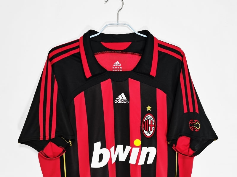 AC Milan 2006–07 Home Retro Football Jersey
