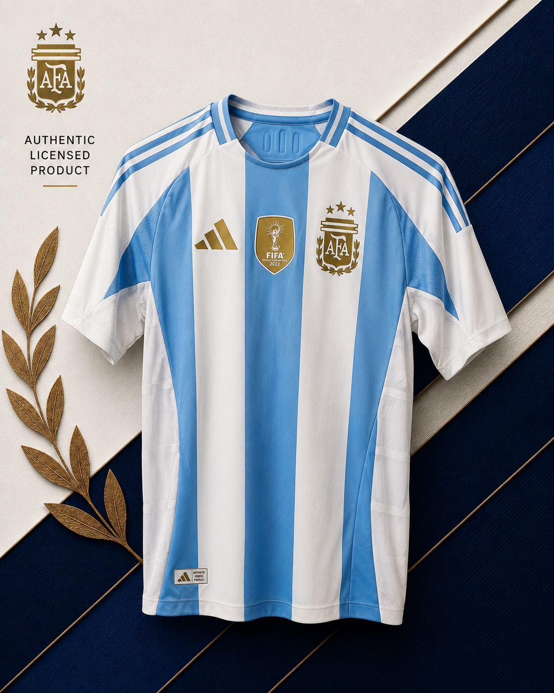 ARGENTINA 2024 WORLD CUP CHAMPIONS EDITION FOOTBALL JERSEY