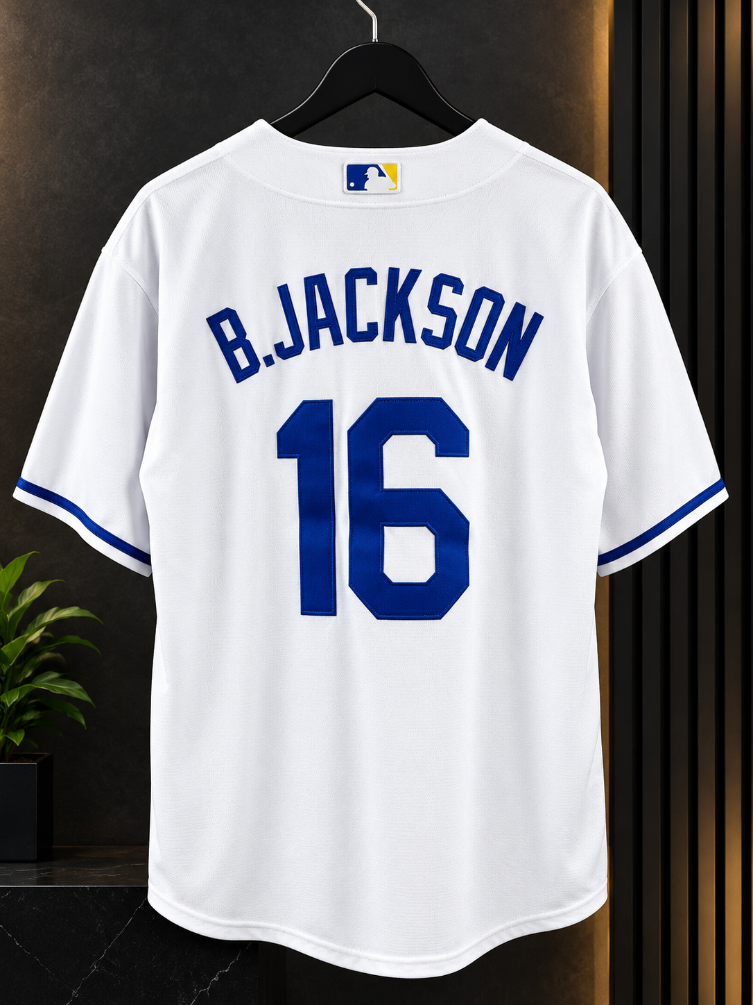 B. JACKSON #16 BASEBALL JERSEY – WHITE