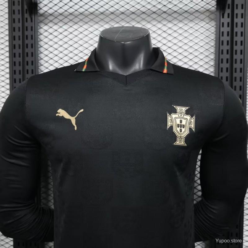 PORTUGAL 26/27 BLACK PANTHER JERSEY – PLAYER VERSION (FULL SLEEVES)