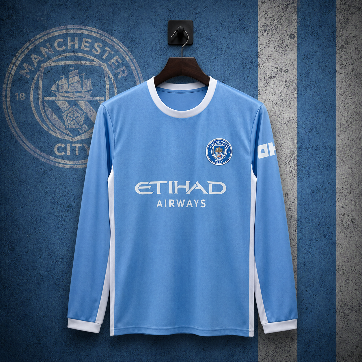MANCHESTER CITY HOME 2026/27 FULL SLEEVES MASTER VERSION JERSEY WITH LOGO | PREMIUM FOOTBALL JERSEY