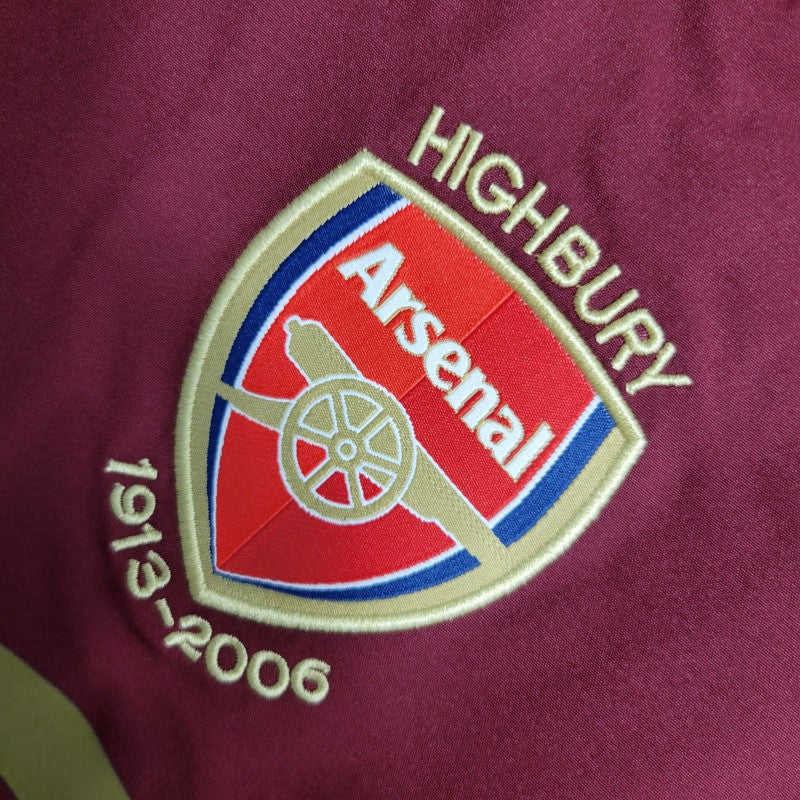 ARSENAL FC 2005–06 HOME RETRO FOOTBALL JERSEY – LONG SLEEVE | HIGHBURY FAREWELL EDITION