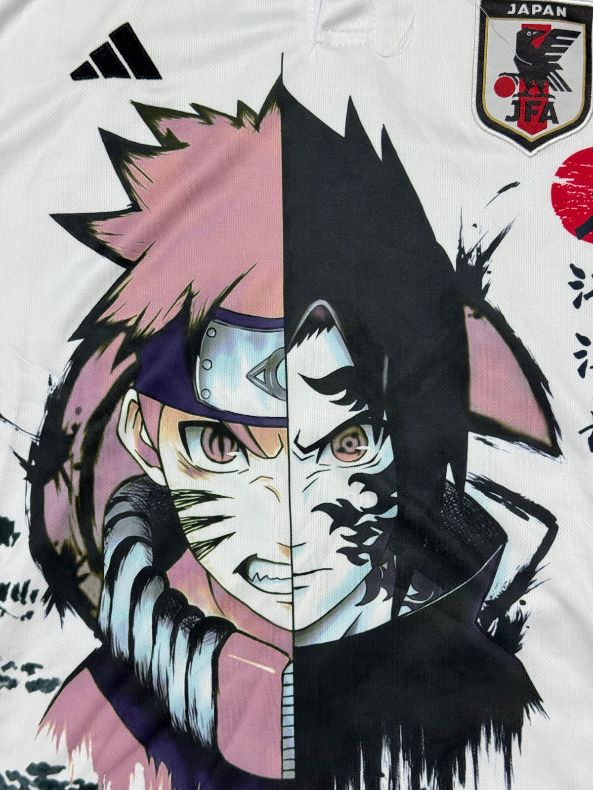 Japan x Naruto & Sasuke Special Edition Football Jersey – Anime Graphic Jersey