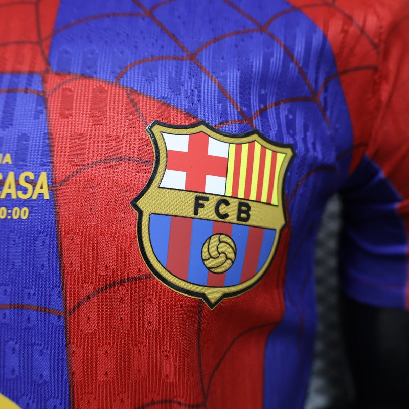 FC BARCELONA INSPIRED RED & BLUE PREMIUM FOOTBALL JERSEY – 2025 EDITION