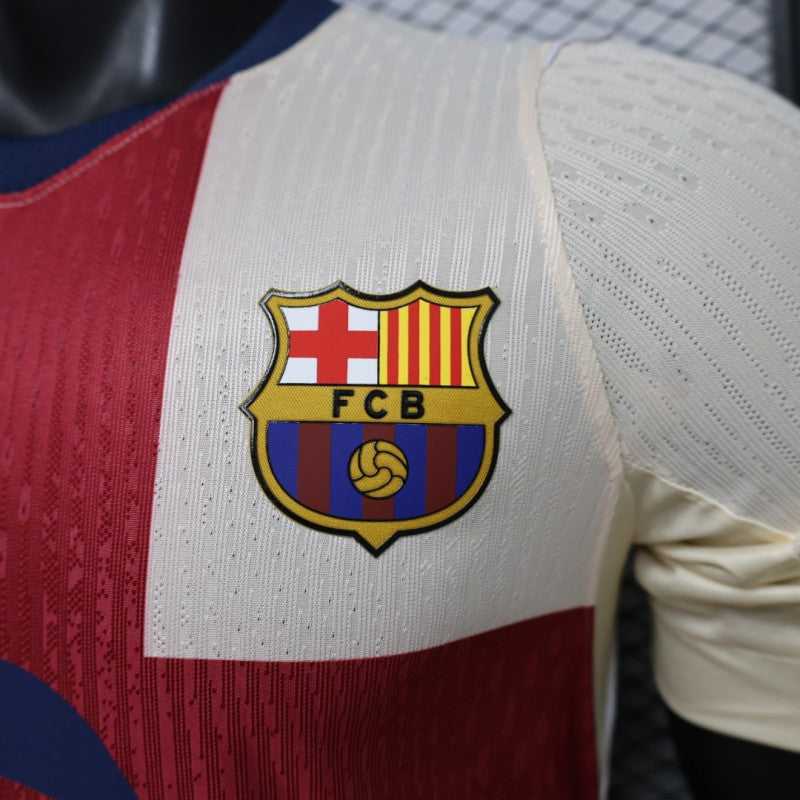 PLAYER VERSION 26/27 FC BARCELONA FOURTH JERSEY WITH LOGO | PREMIUM FOOTBALL JERSEY