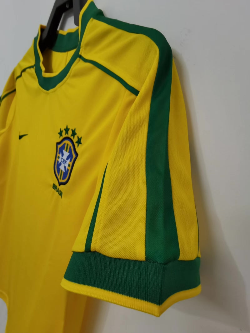 Brazil 1998 Home Retro Football Jersey | Vintage Brazil World Cup Kit