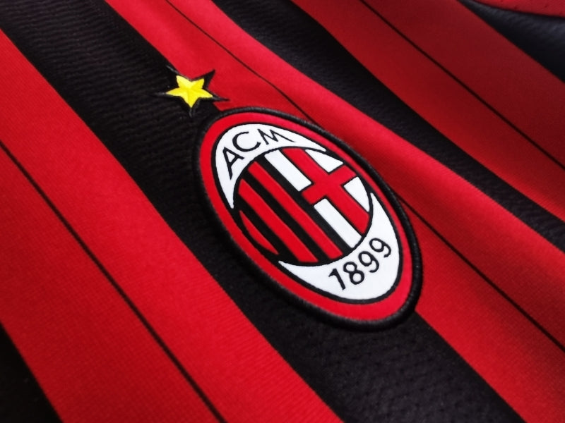 AC Milan 2010/11 Home Retro Jersey | Red & Black