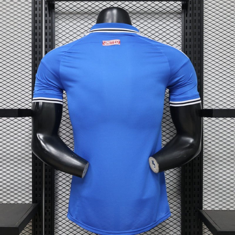 MANCHESTER UNITED 26/27 BLUE SPECIAL EDITION JERSEY WITH LOGO | PREMIUM FOOTBALL JERSEY