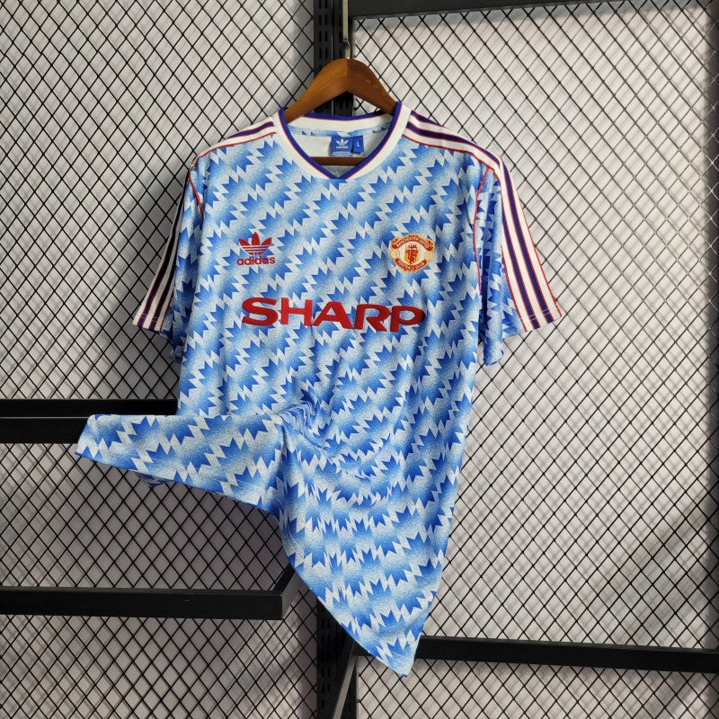 Manchester United 1990–1992 Away Retro Football Jersey