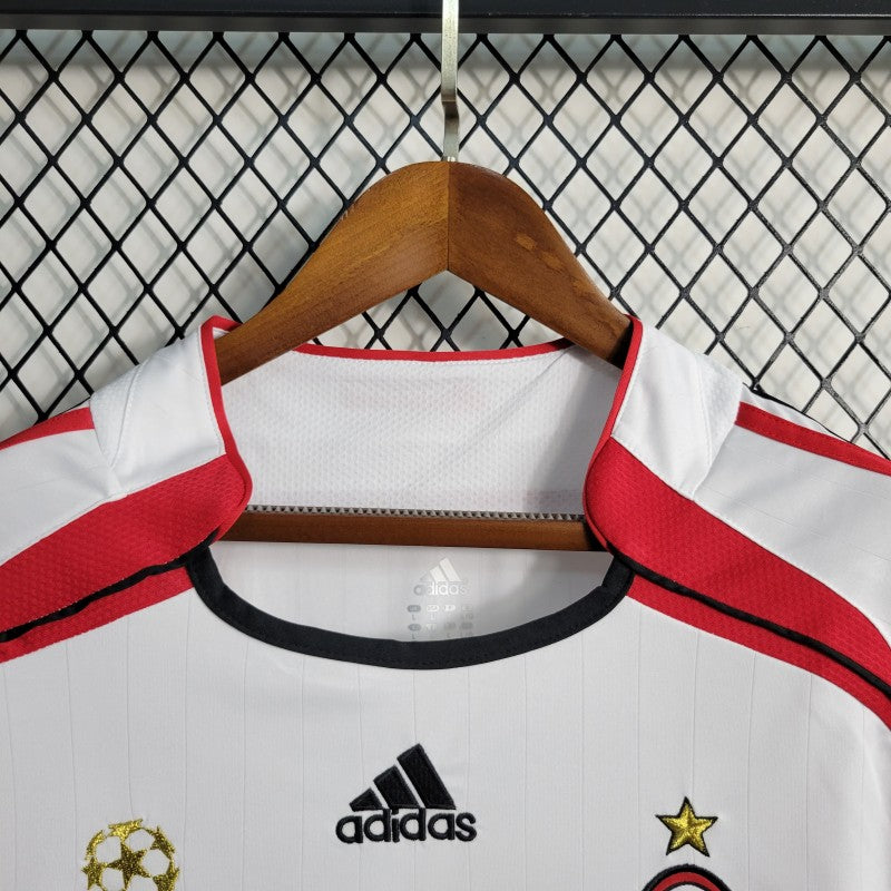 AC MILAN 2006–2007 AWAY LONG-SLEEVE RETRO FOOTBALL JERSEY