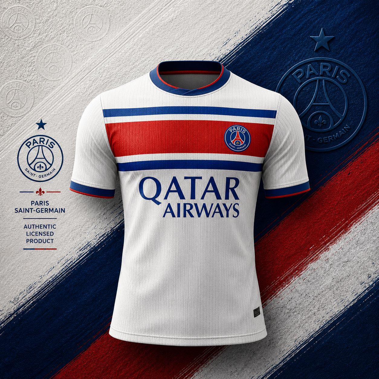 PSG 2026/27 PRE-MATCH PLAYER VERSION JERSEY WITH LOGO | PREMIUM FOOTBALL JERSEY