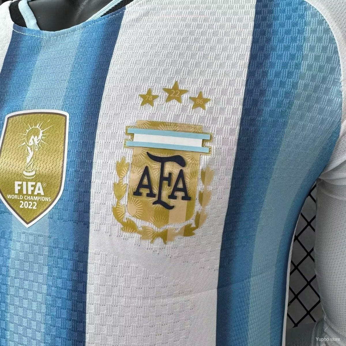 ARGENTINA HOME 2026 JERSEY – PLAYER VERSION (FULL SLEEVES)