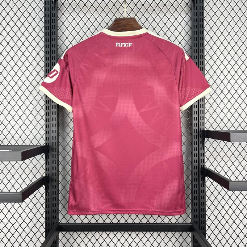 REAL MADRID THIRD 26/27 BURGUNDY RED MASTER VERSION JERSEY WITH LOGO