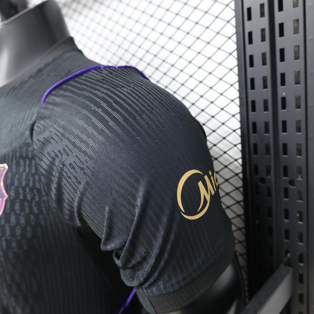 FC BARCELONA × KOBE BLACK & PURPLE SPECIAL EDITION 26/27 PLAYER VERSION JERSEY WITH LOGO