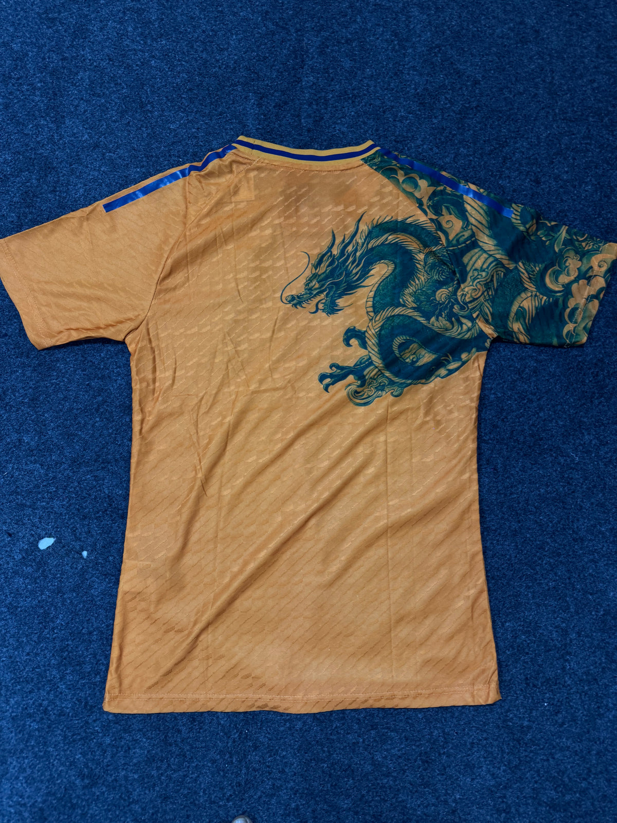 Japan Green & Gold Dragon Special Edition Football Jersey – Japanese Dragon Graphic Concept players version