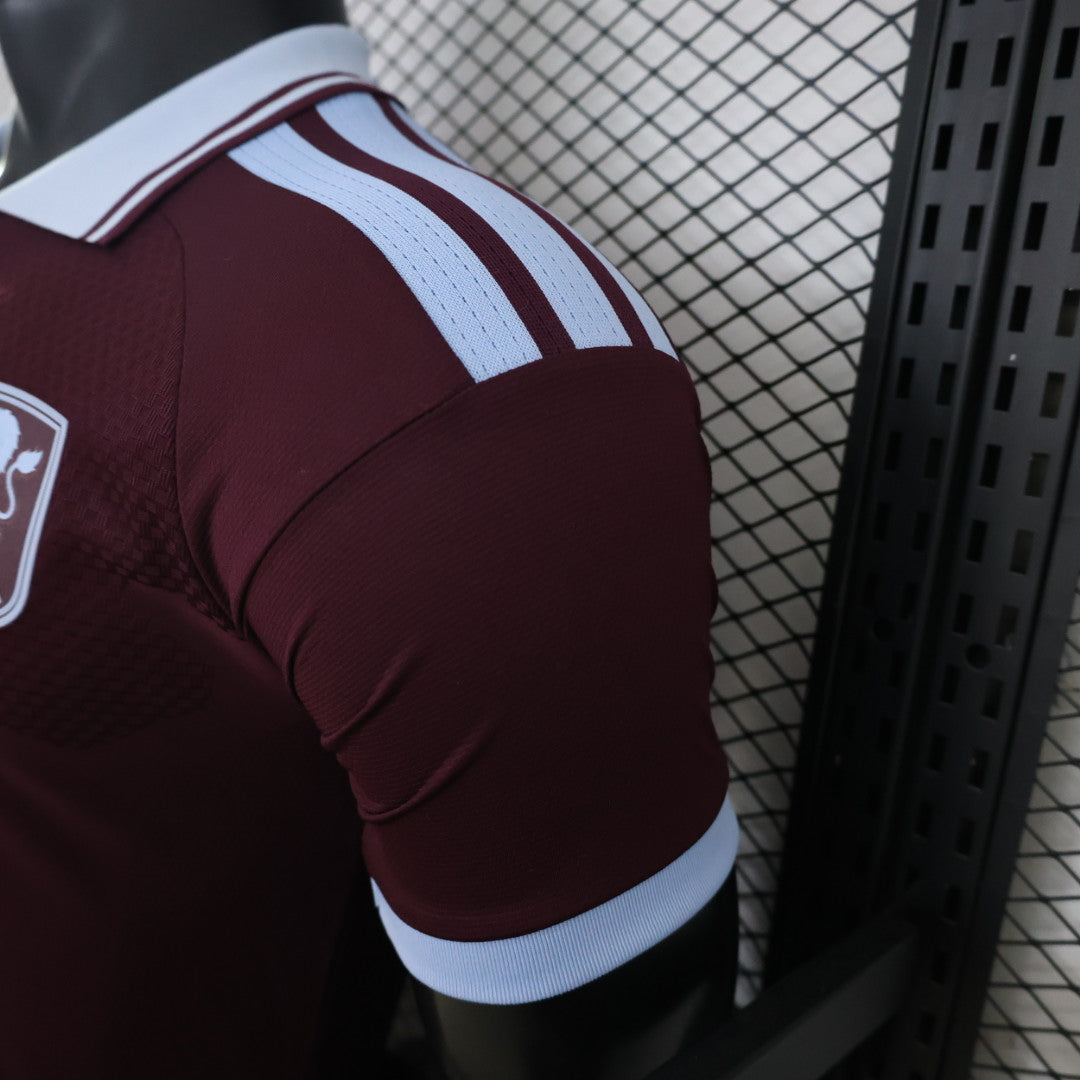 ASTON VILLA HOME 26/27 PLAYER VERSION JERSEY WITH LOGO | PREMIUM FOOTBALL JERSEY
