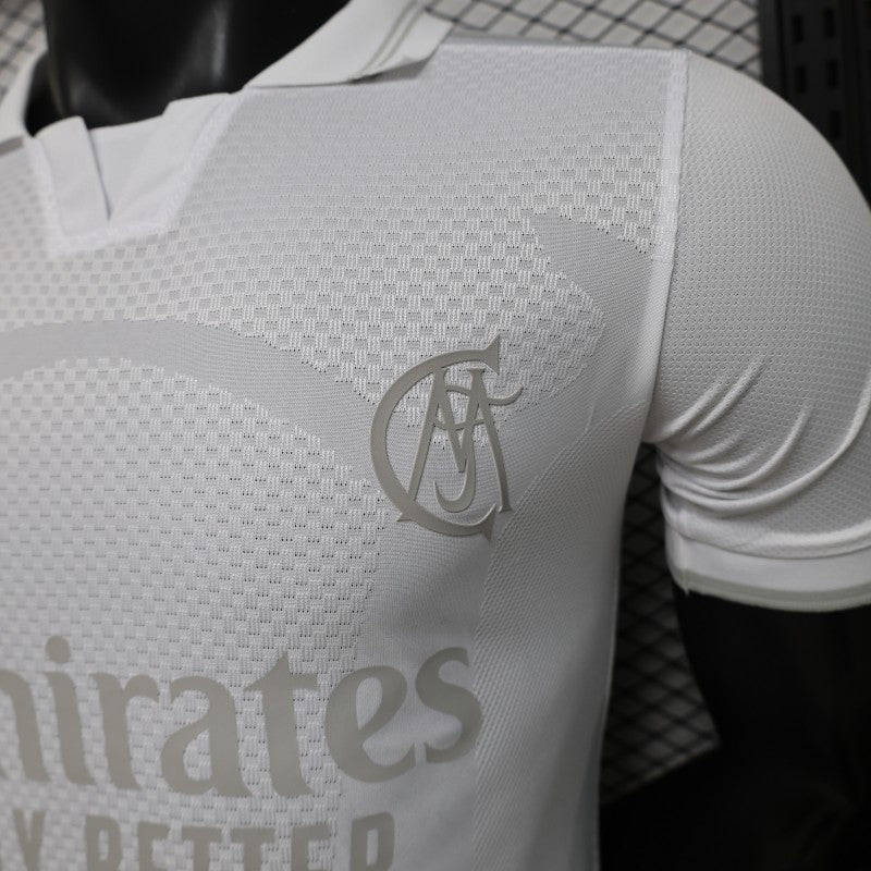 REAL MADRID ALL-WHITE TONAL 125TH ANNIVERSARY 2026/27 PLAYER VERSION WITH LOGO