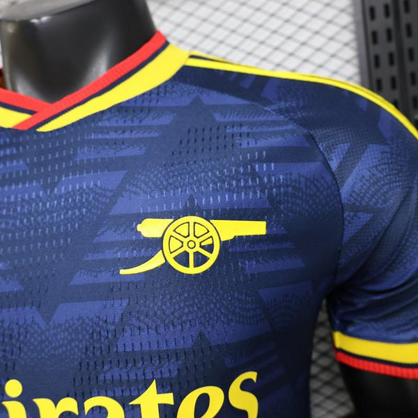 ARSENAL THIRD 26/27 NAVY BLUE WITH GEOMETRIC PATTERN PLAYER VERSION JERSEY WITH LOGO