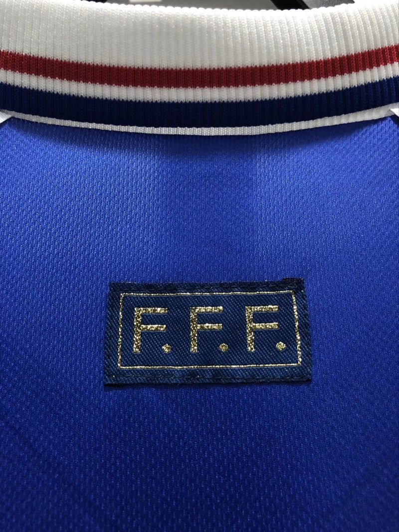 France 1998 Home Retro Jersey Long Sleeve | World Cup Shirt