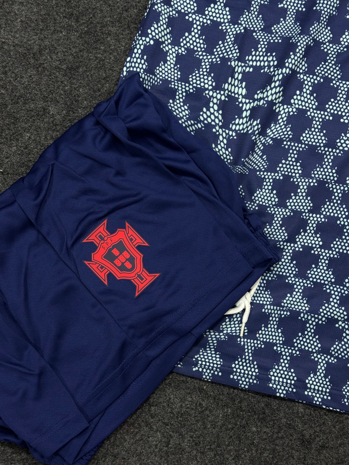 Portugal ftblNRGY+ Retro Jersey – Persian Blue Football Jersey