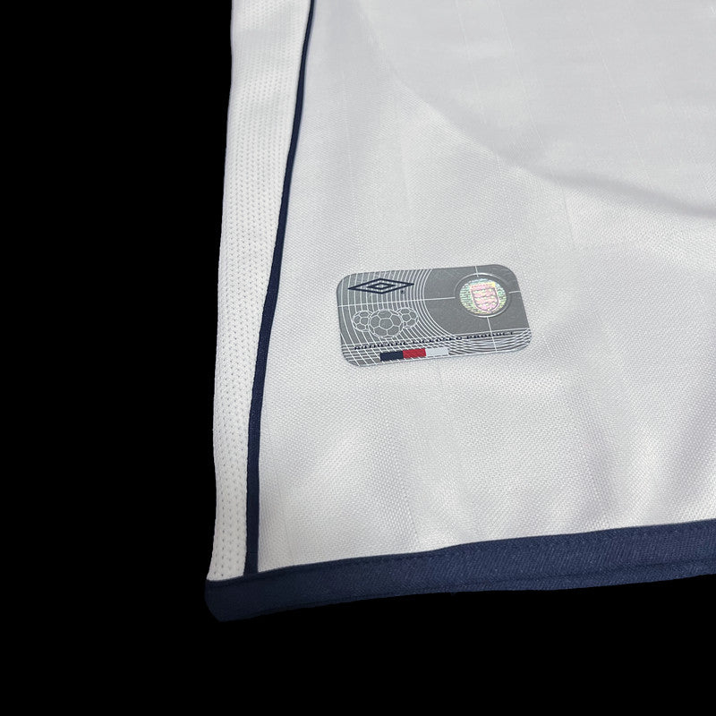 ENGLAND 2002 WORLD CUP HOME RETRO FOOTBALL JERSEY