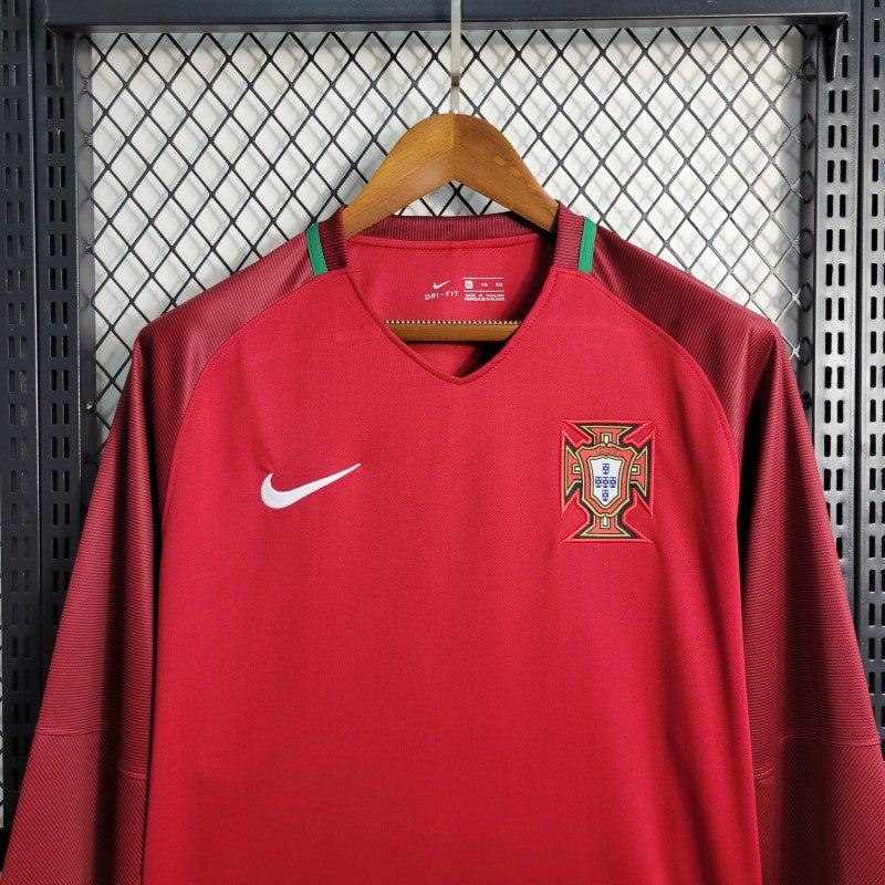 PORTUGAL 2016 HOME RETRO FOOTBALL JERSEY – LONG SLEEVE