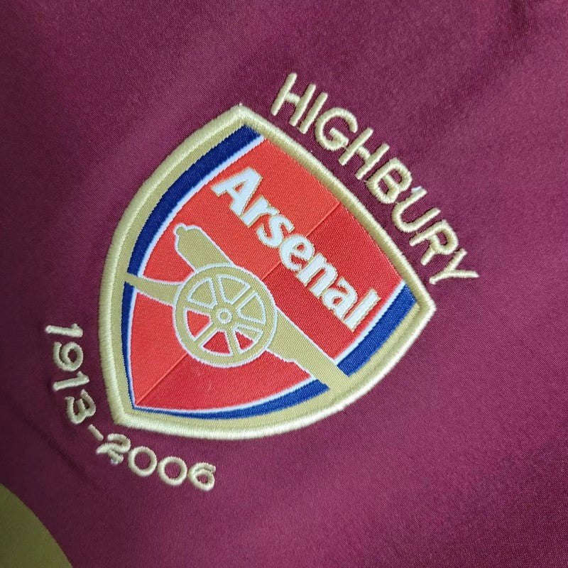 Arsenal 2005–06 Home Retro Football Jersey | Vintage Arsenal Kit
