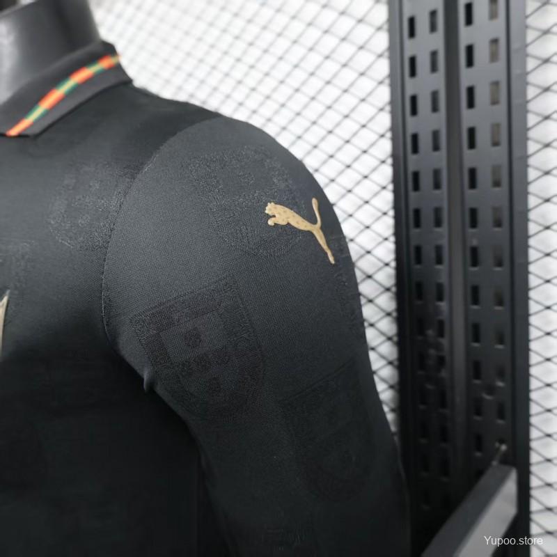 PORTUGAL 26/27 BLACK PANTHER JERSEY – PLAYER VERSION (FULL SLEEVES)
