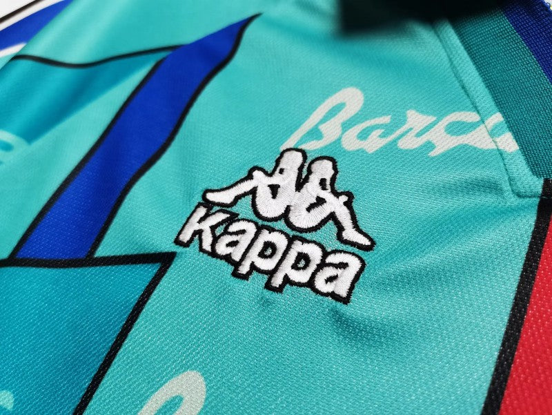FC BARCELONA 1995–1997 AWAY LONG-SLEEVE RETRO FOOTBALL JERSEY