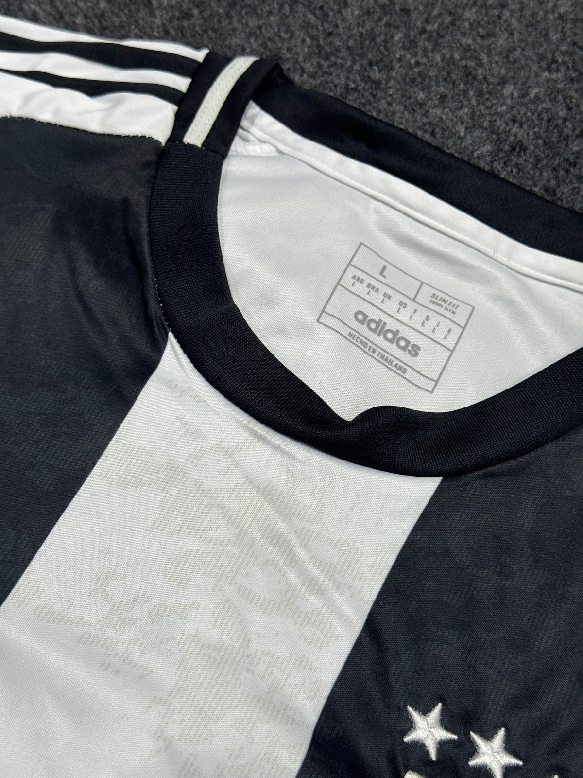 Juventus 2024/25 Home Jersey – Black & White Football jersey