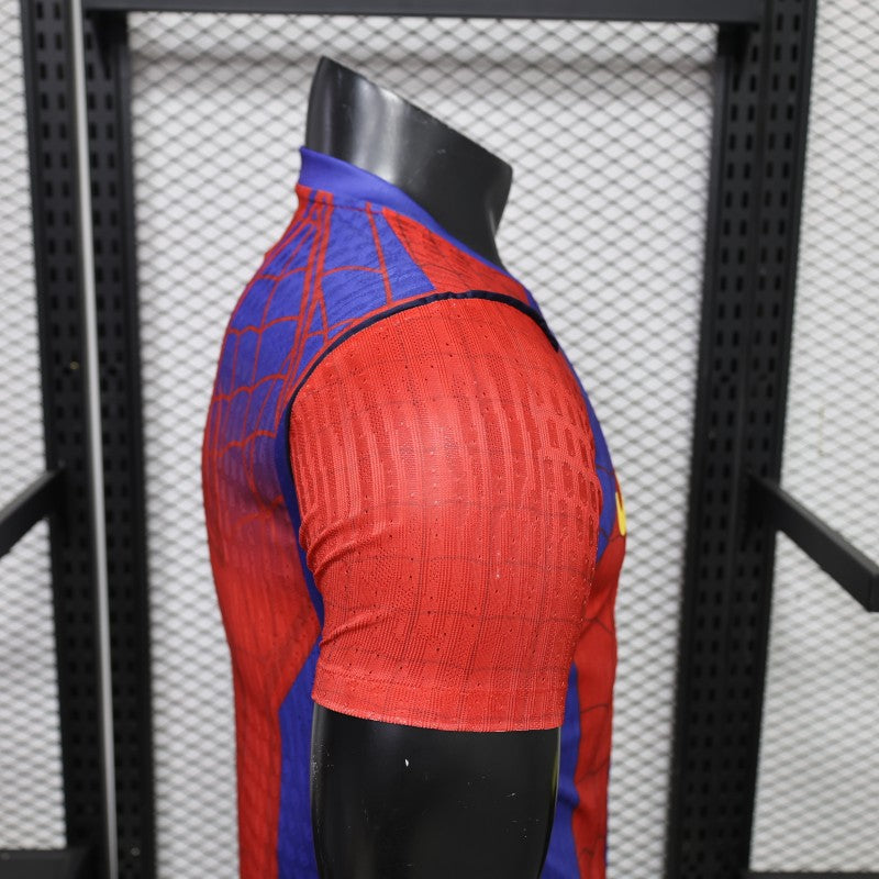 FC BARCELONA INSPIRED RED & BLUE PREMIUM FOOTBALL JERSEY – 2025 EDITION