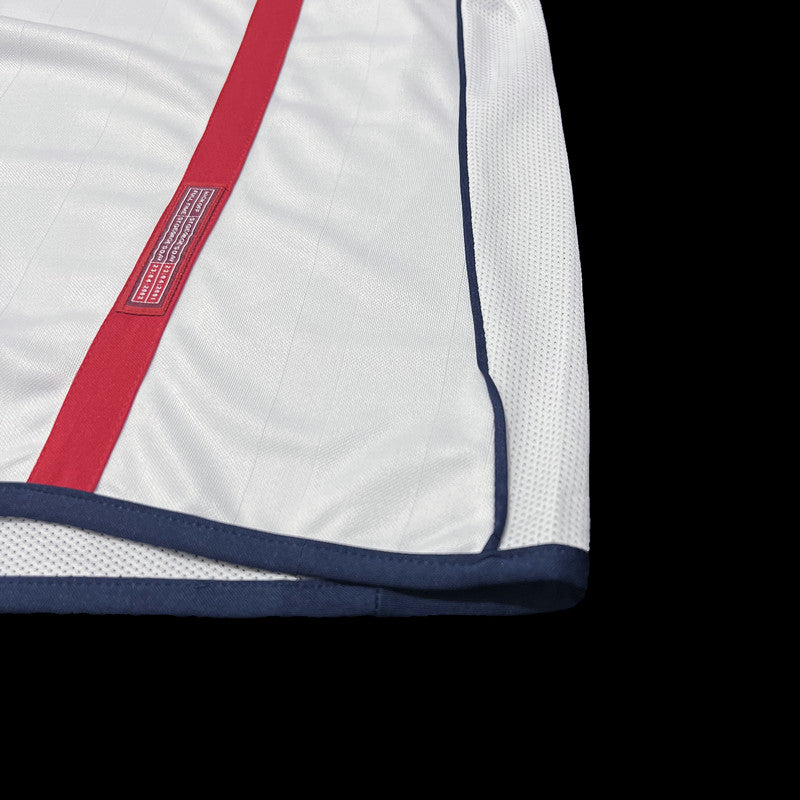 ENGLAND 2002 WORLD CUP HOME RETRO FOOTBALL JERSEY