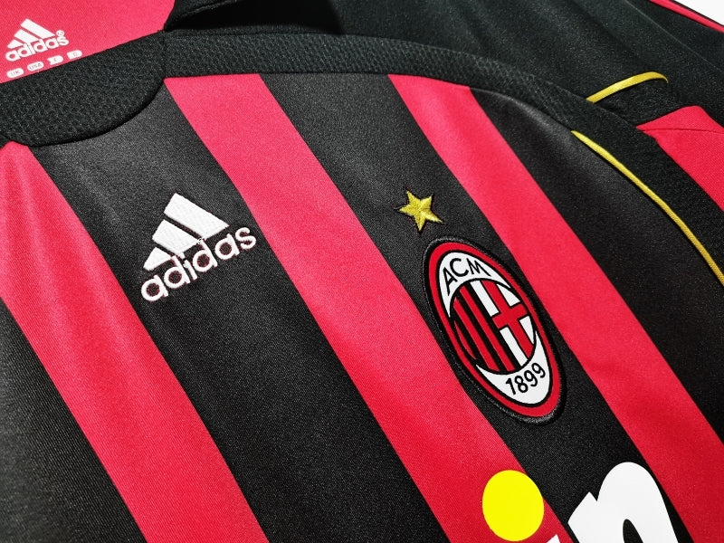 AC Milan 2006–07 Home Retro Football Jersey