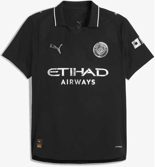 MANCHESTER CITY AWAY BLACK EDITION 2025/26 PLAYER VERSION JERSEY