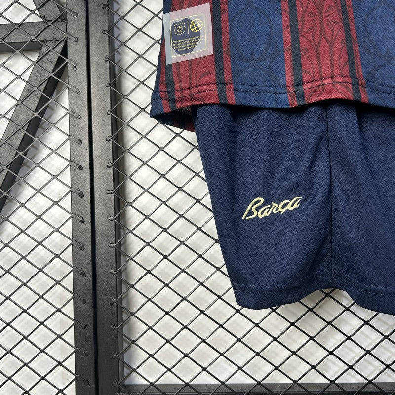 25/26 Kids Modernist FC Barcelona Polo Kit Set