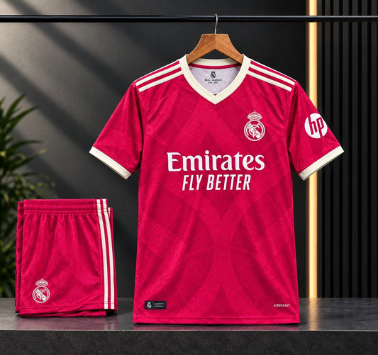 REAL MADRID THIRD 2026/27 FOOTBALL JERSEY & SHORTS SET + LOGO