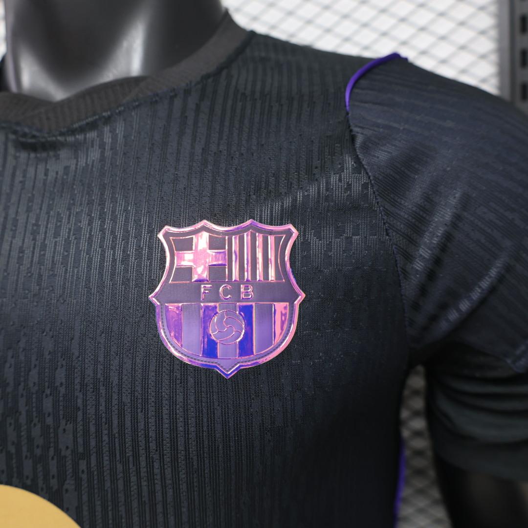 FC BARCELONA × KOBE BLACK & PURPLE SPECIAL EDITION 26/27 PLAYER VERSION JERSEY WITH LOGO