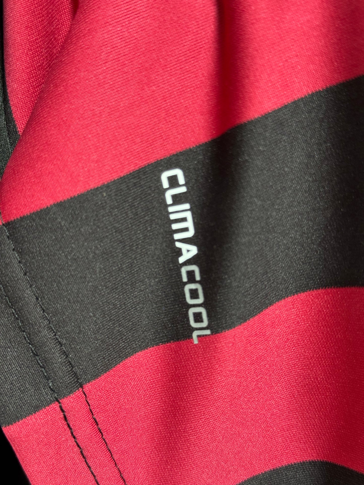AC MILAN HOME 2009/10 FULL SLEEVES RETRO JERSEY WITH LOGO | PREMIUM RETRO FOOTBALL JERSEY