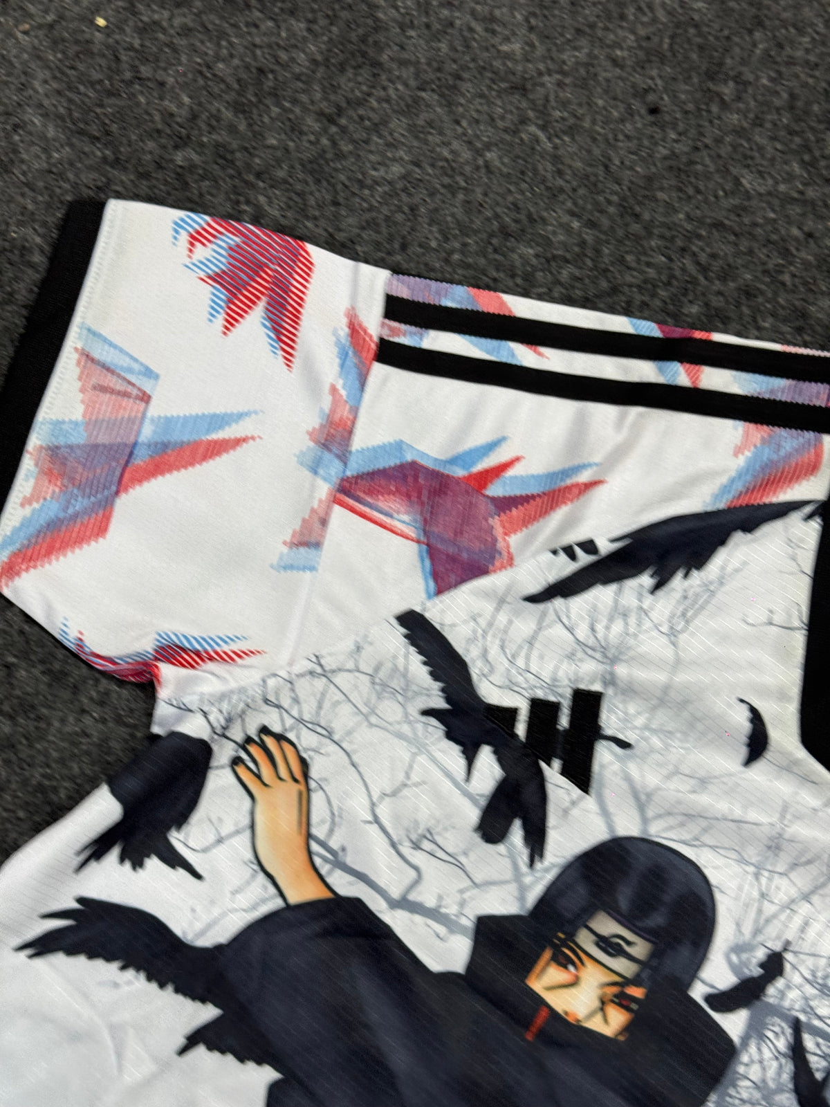 Japan x Itachi Uchiha Special Edition Football Jersey – Naruto Anime Graphic Jersey