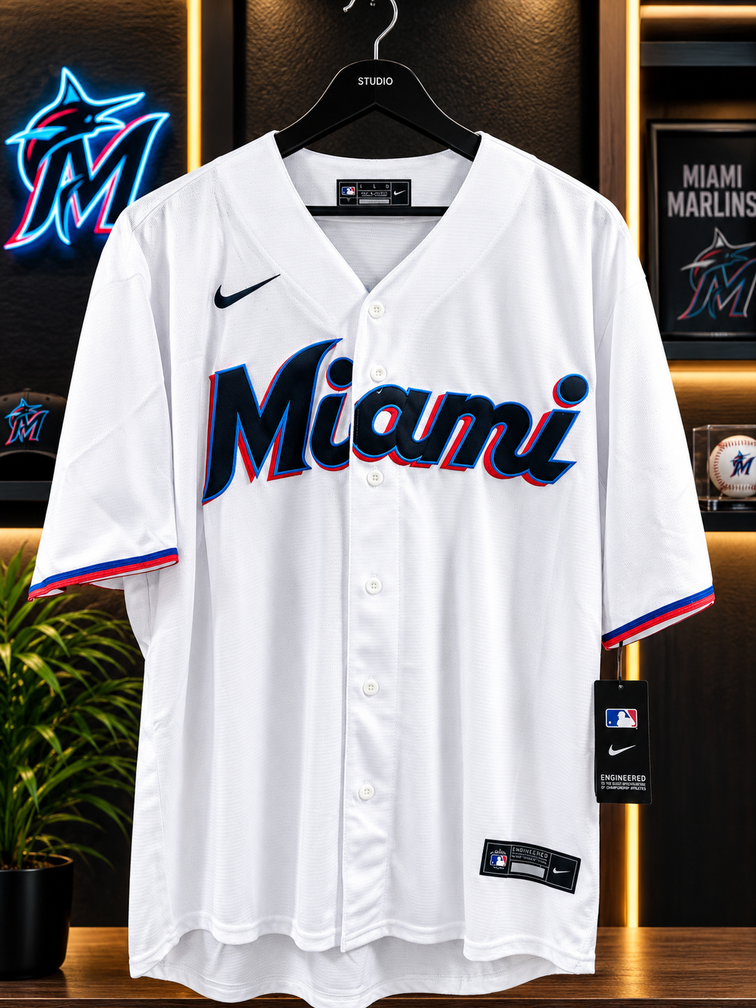 Miami Marlins #2 Chisholm Jr. MLB Jersey – White