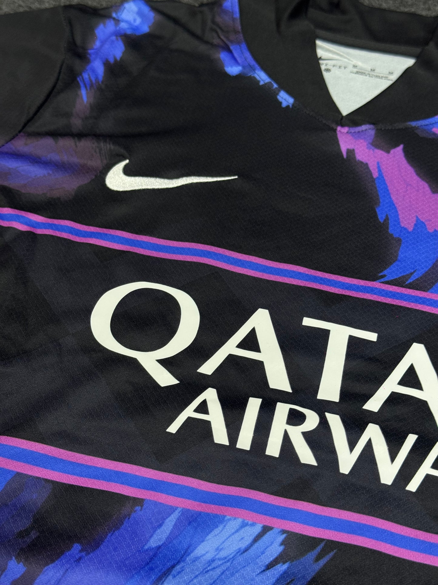 PARIS INSPIRED BLACK & PURPLE SPECIAL EDITION FOOTBALL TRAINING KIT SET
