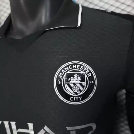 MANCHESTER CITY AWAY BLACK EDITION 2025/26 PLAYER VERSION JERSEY