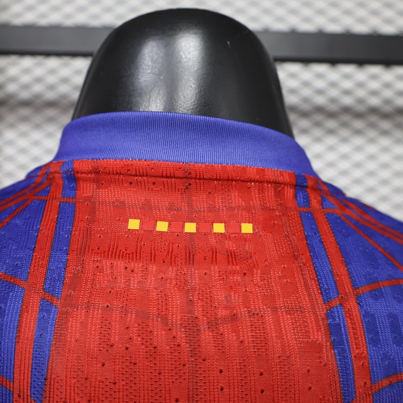 FC BARCELONA INSPIRED RED & BLUE PREMIUM FOOTBALL JERSEY – 2025 EDITION