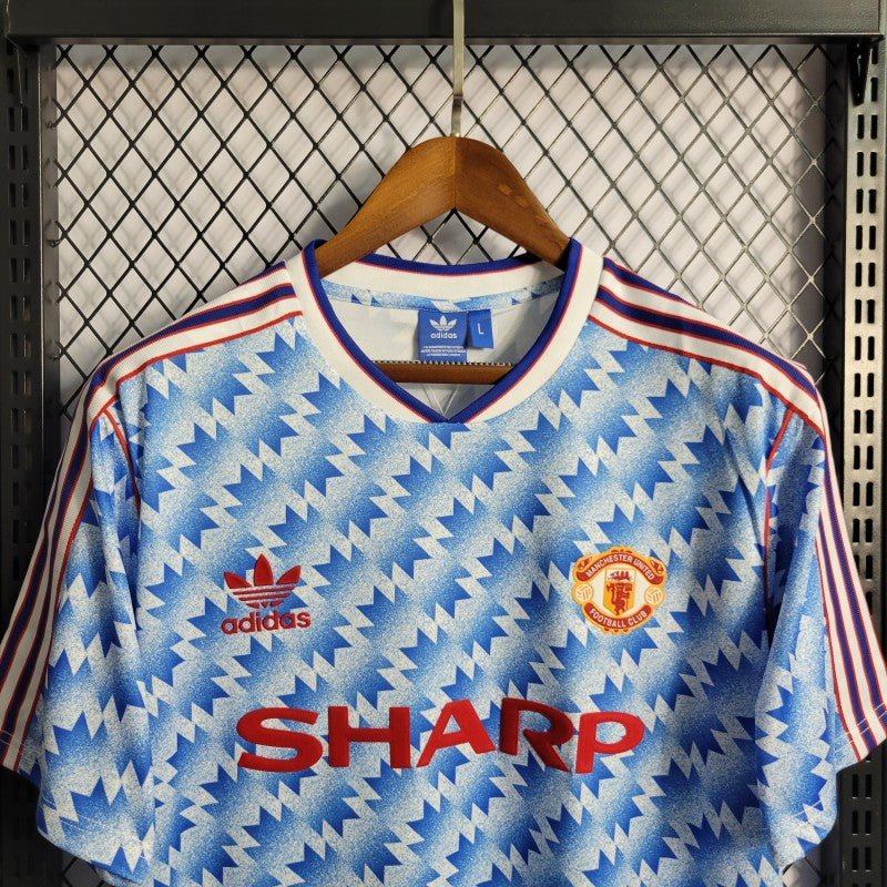 Manchester United 1990–1992 Away Retro Football Jersey