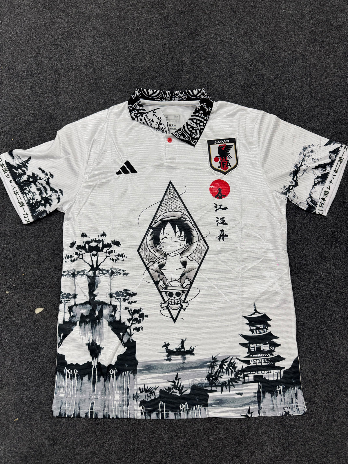 Japan x One Piece Monkey D. Luffy Concept Football Jersey – Anime Special Edition Jersey